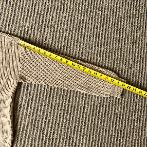 Aritzia Wilfred Free Isabelli Sweater in Camel size 2XS 100% merino wool - Picture 10 of 15